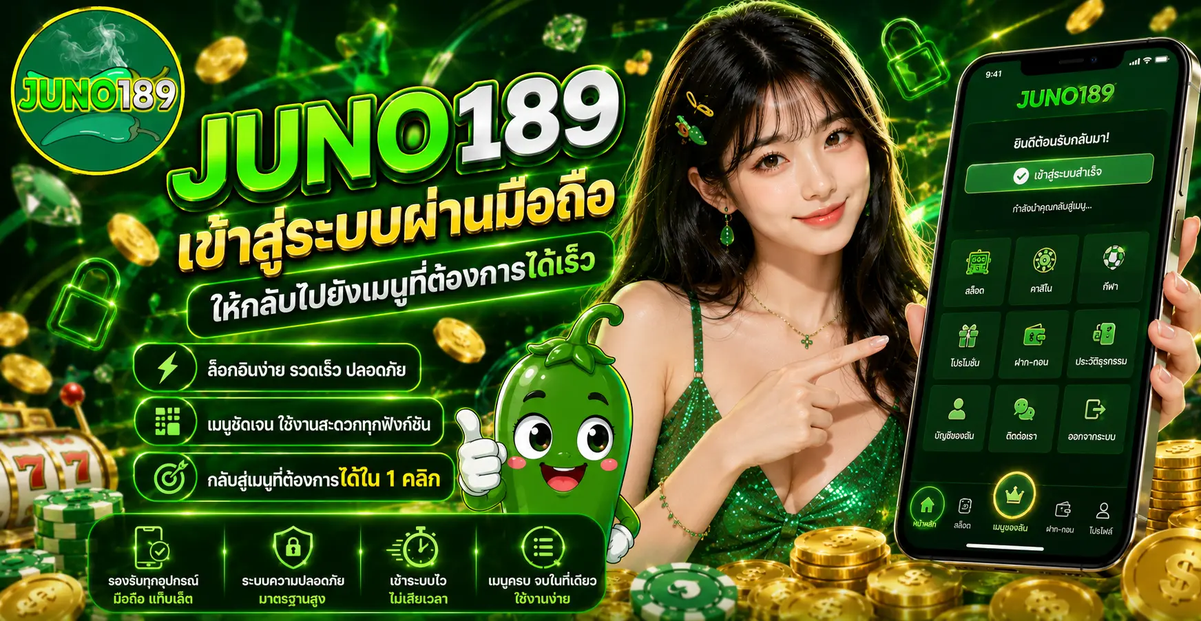 เข้าสู่ระบบผ่านมือถือให้กลับไปยังเมนูที่ต้องการได้เร็ว